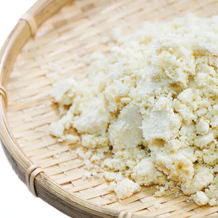 Okara, Résidus après production de lait de soja