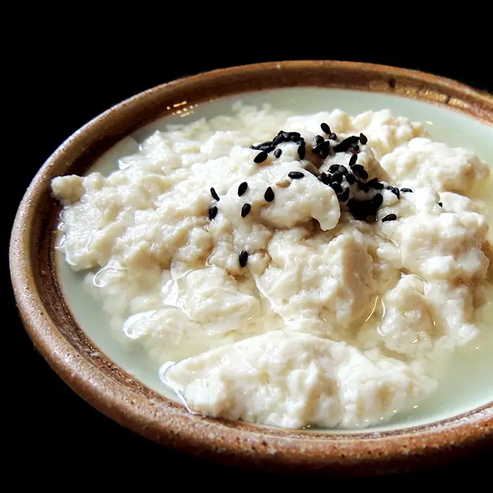 Yose-dofu, tofu frais en morceaux