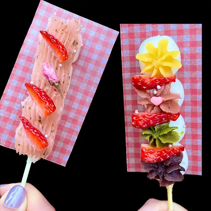2 dangos en brochette